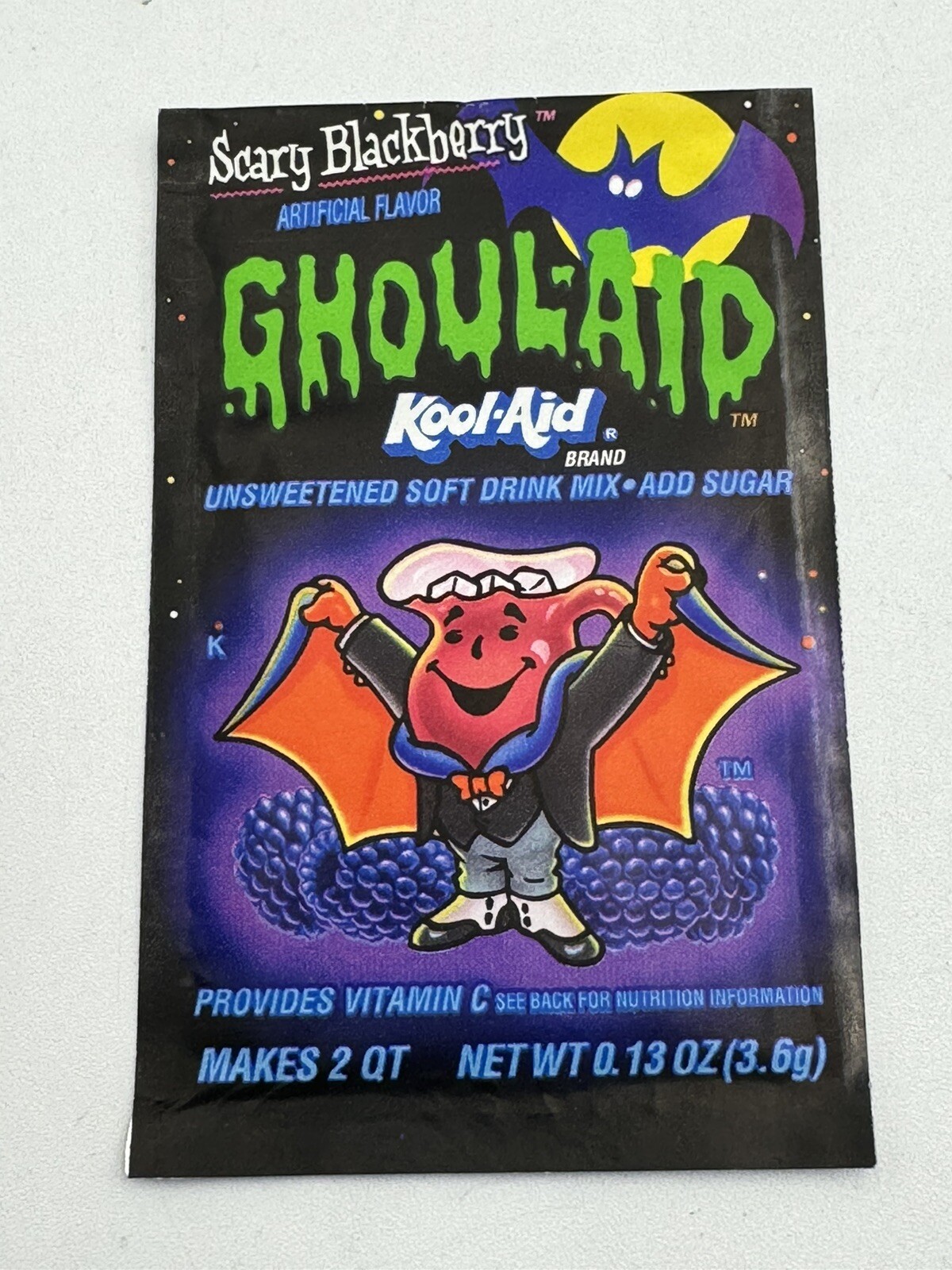 Vintage 90s Kool-Aid  Ghoul Aid Packet Halloween