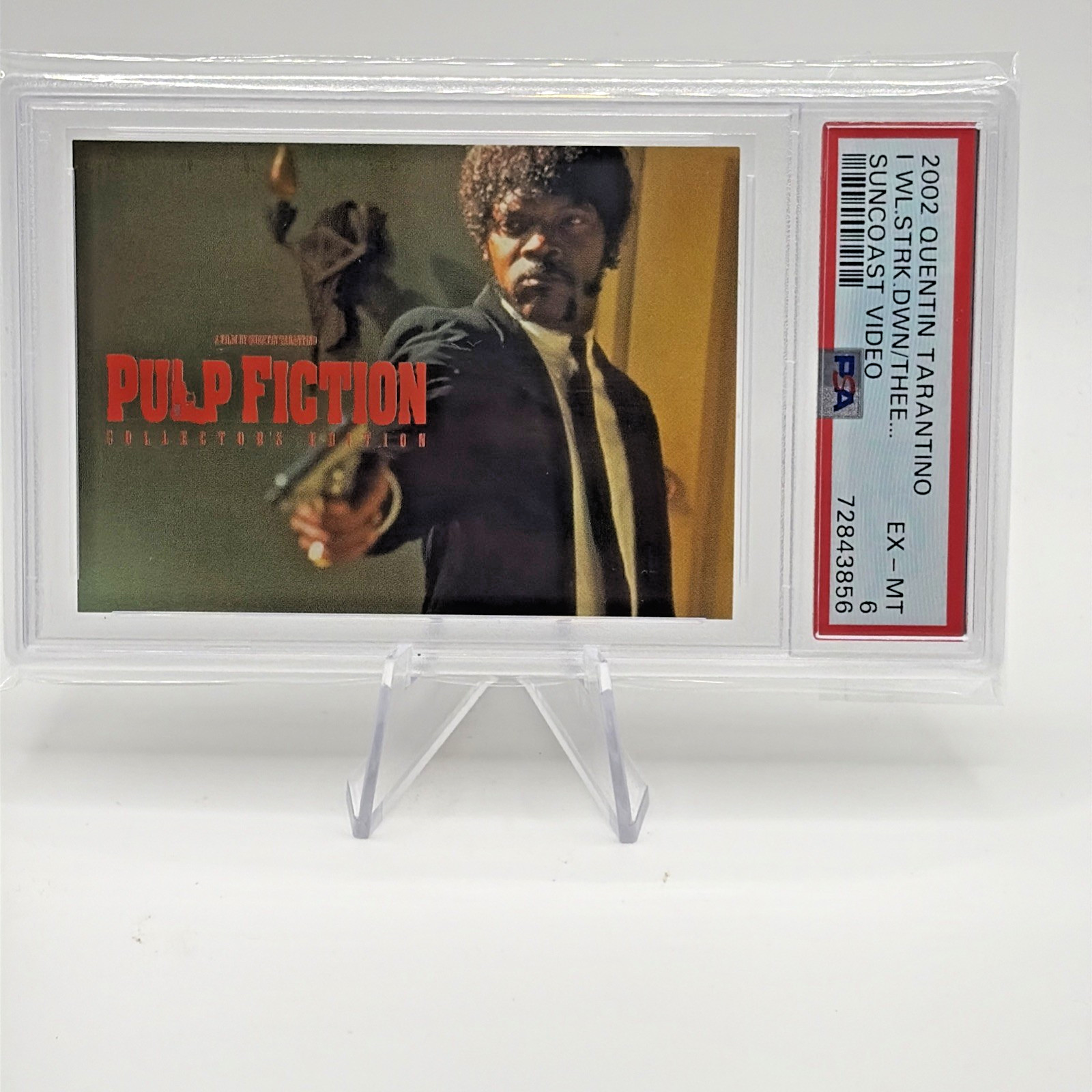 Pulp Fiction 2002 Suncoast Promo Jules Samuel L. Jackson PSA 6 Pop 4 Rare