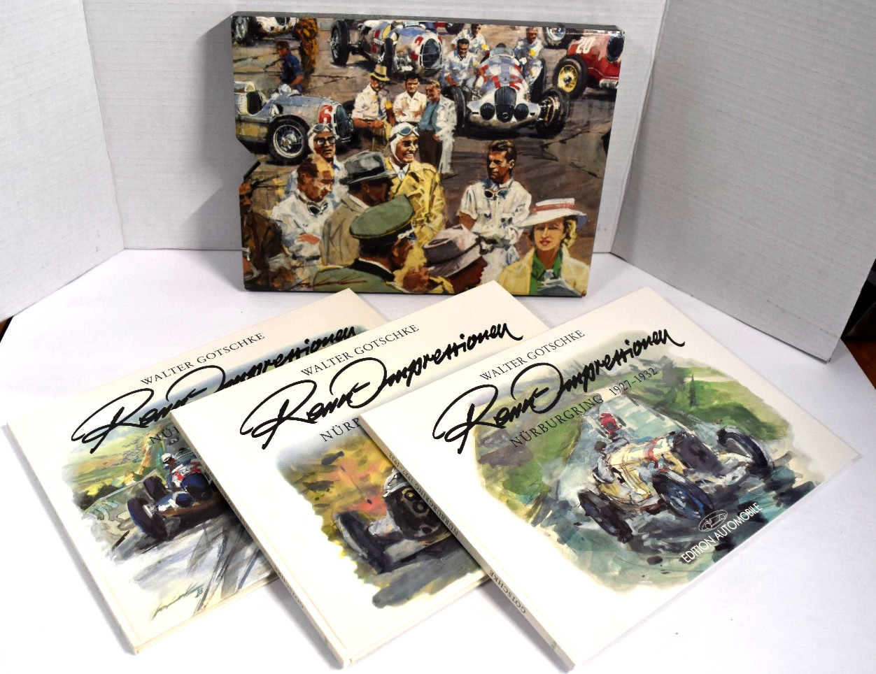 Nurburgring 1927-1939 by Walter Gotschke (3 Volume Slipcase Set) German *VG*