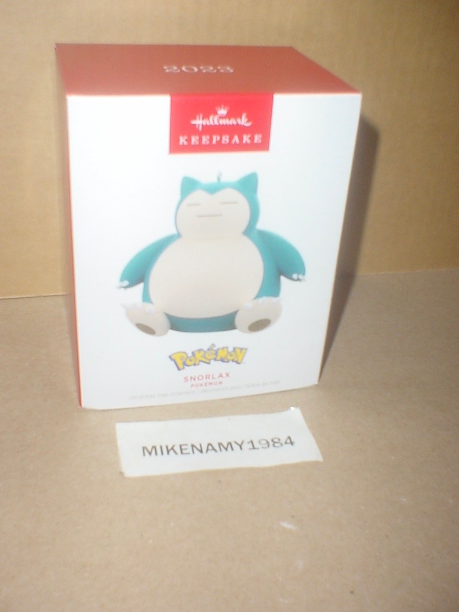 Hallmark Keepsake - Snorlax - Pokemon - 2023 Rare Sleeping Pokemon - New in Box