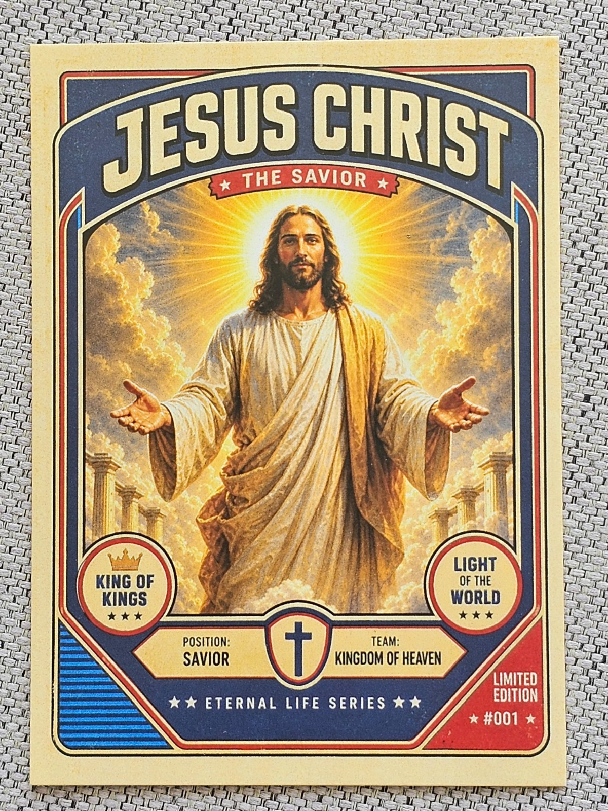 JESUS CHRIST THE SAVIOR CUSTOM ACEO TRADING CARD CHRISTIAN CHURCH BIBLE GOSPEL