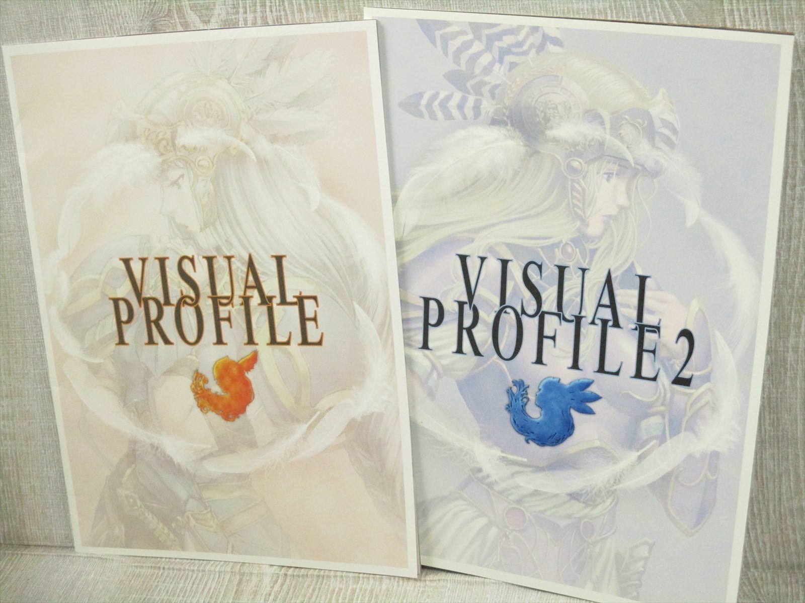 VALKYRIE PROFILE Lenneth Visual Profile Art Book Set 1 & 2 Works PS2 Ltd Booklet
