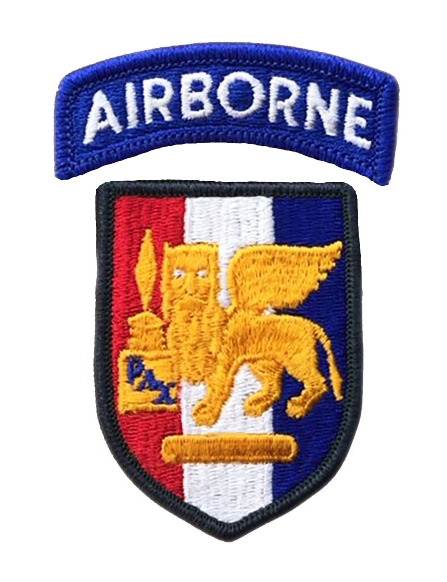 Southern European Task Force Africa (SETAF) Color Patch with Airborne Tab