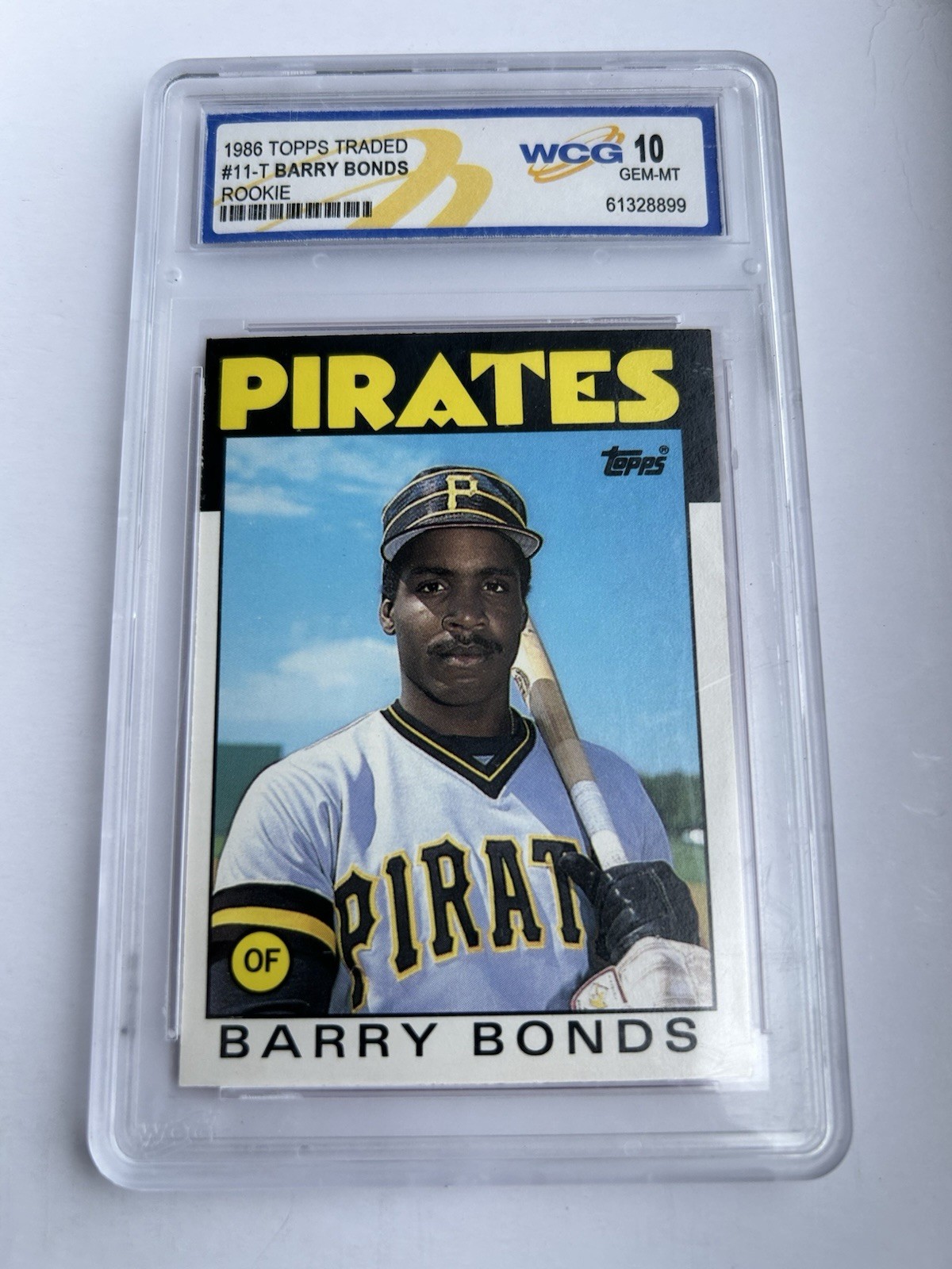     1986 Topps Traded Barry Bonds #11T RC WCG 10 Gem Mint Pittsburgh Pirates