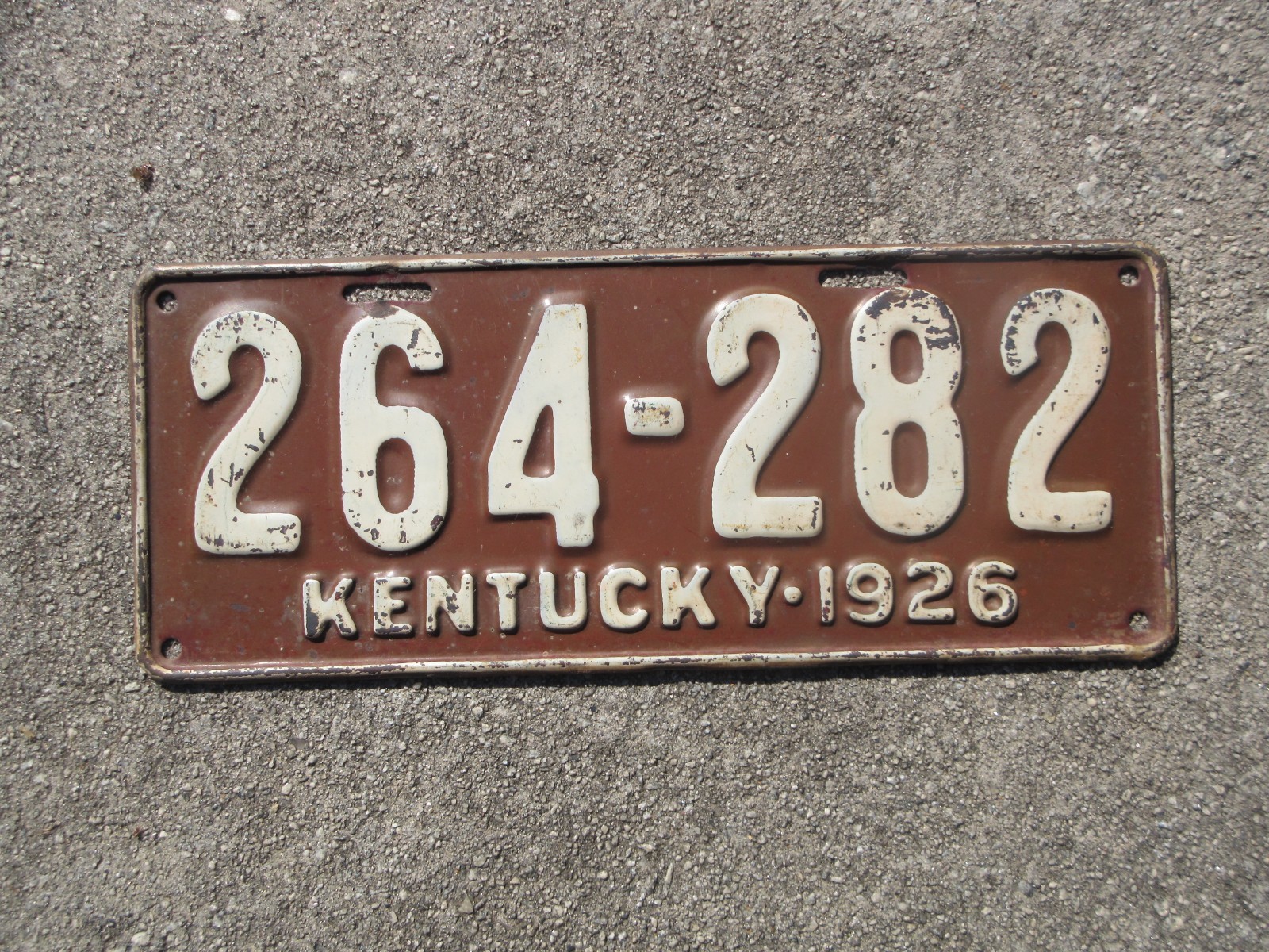 1926 Kentucky License Plate KY Chevrolet Chevy Ford Dodge 264282