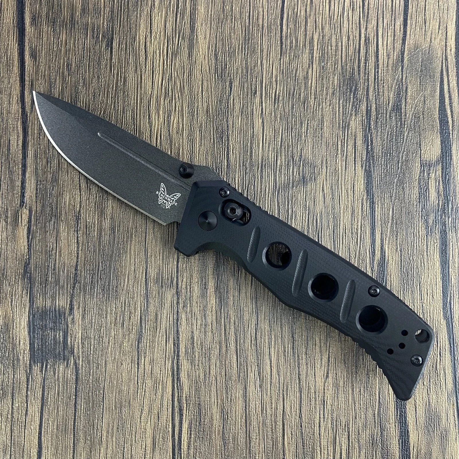 Benchmade Mini Adamas 273GY-1 CPM  CruWear AXIS Lock Black G10 Folding Knife