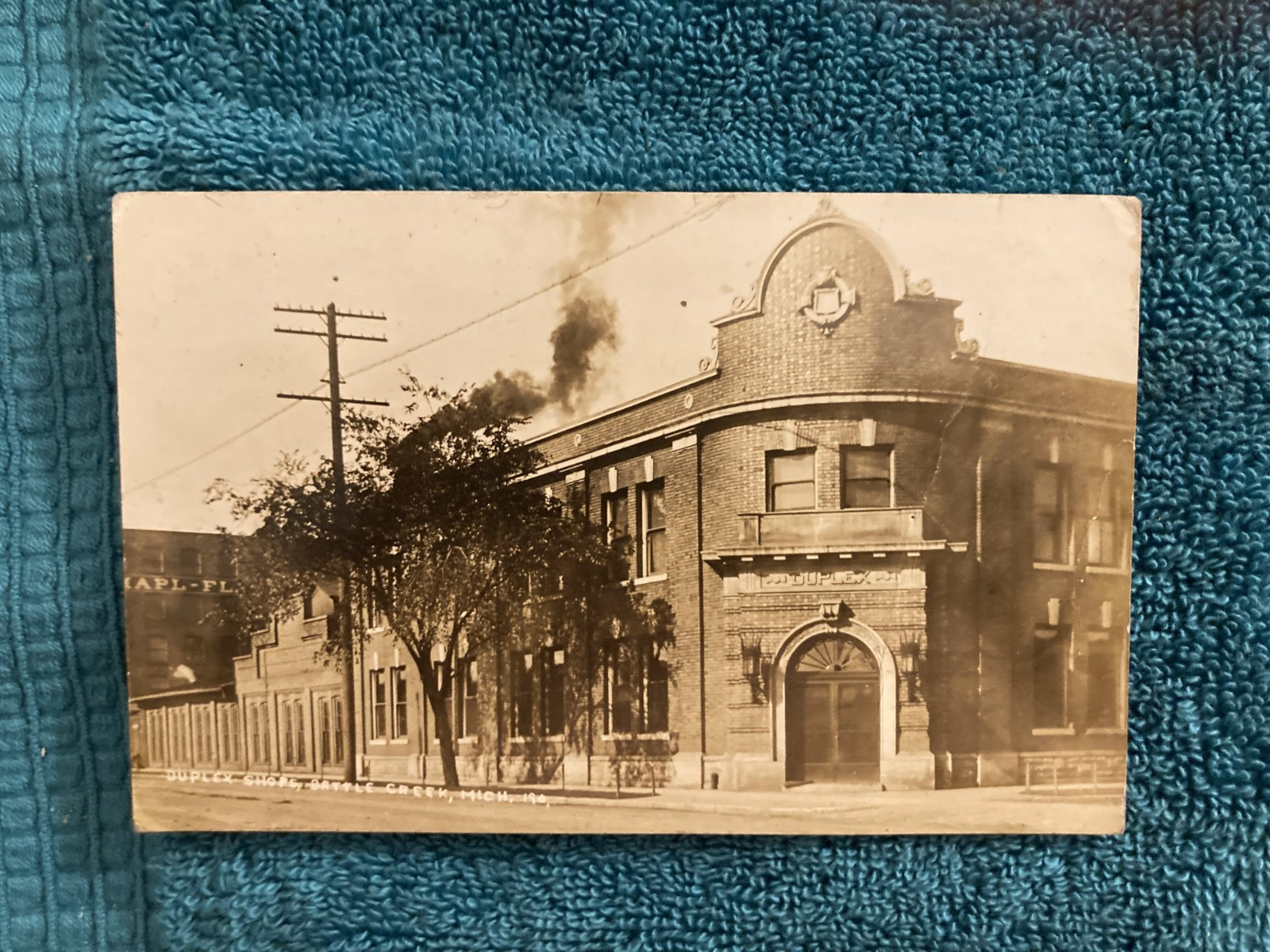 RPPC Duplex Printing Press Co Battle Creek Michigan Posted 1910 Bloomington ILL