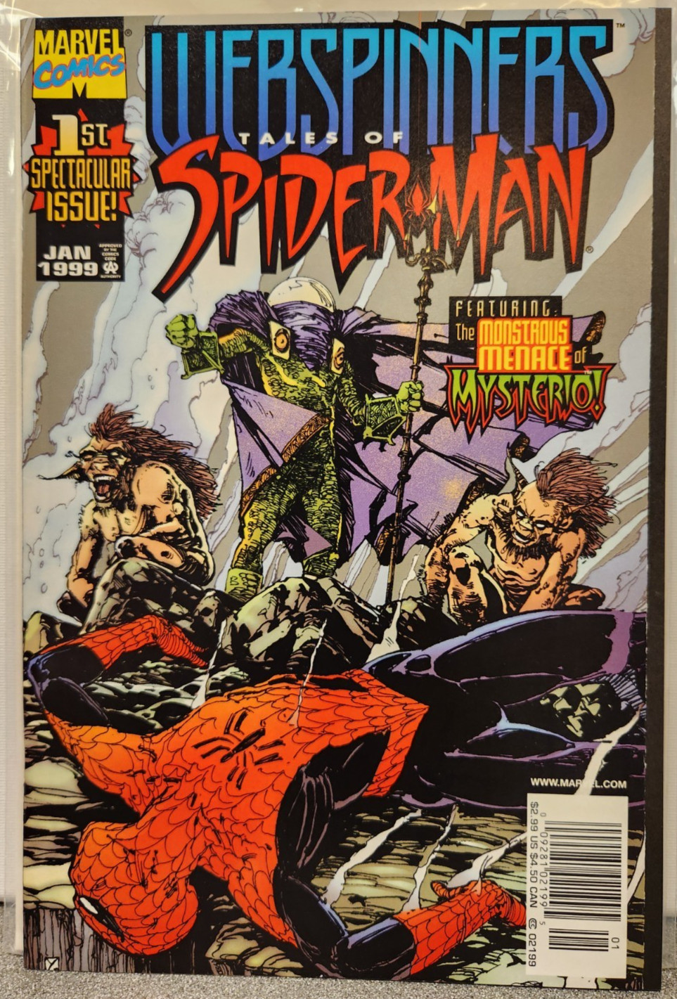 WEBSPINNERS TALES OF SPIDERMAN 1 1999 NM COMIC BOOK