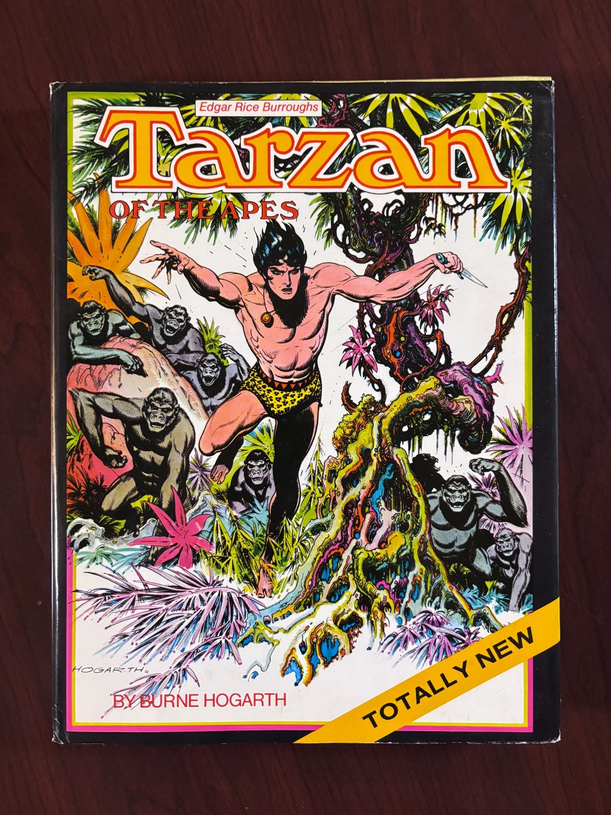 Tarzan of the Apes HC Graphic Novel (1972) 1st Printing w/ Dust Jacket