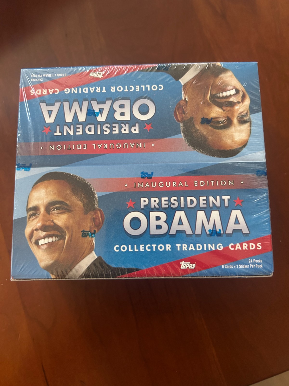 TOPPS President Obama 2008 Collector Trading Cards Inaugural Edition Sealed Box