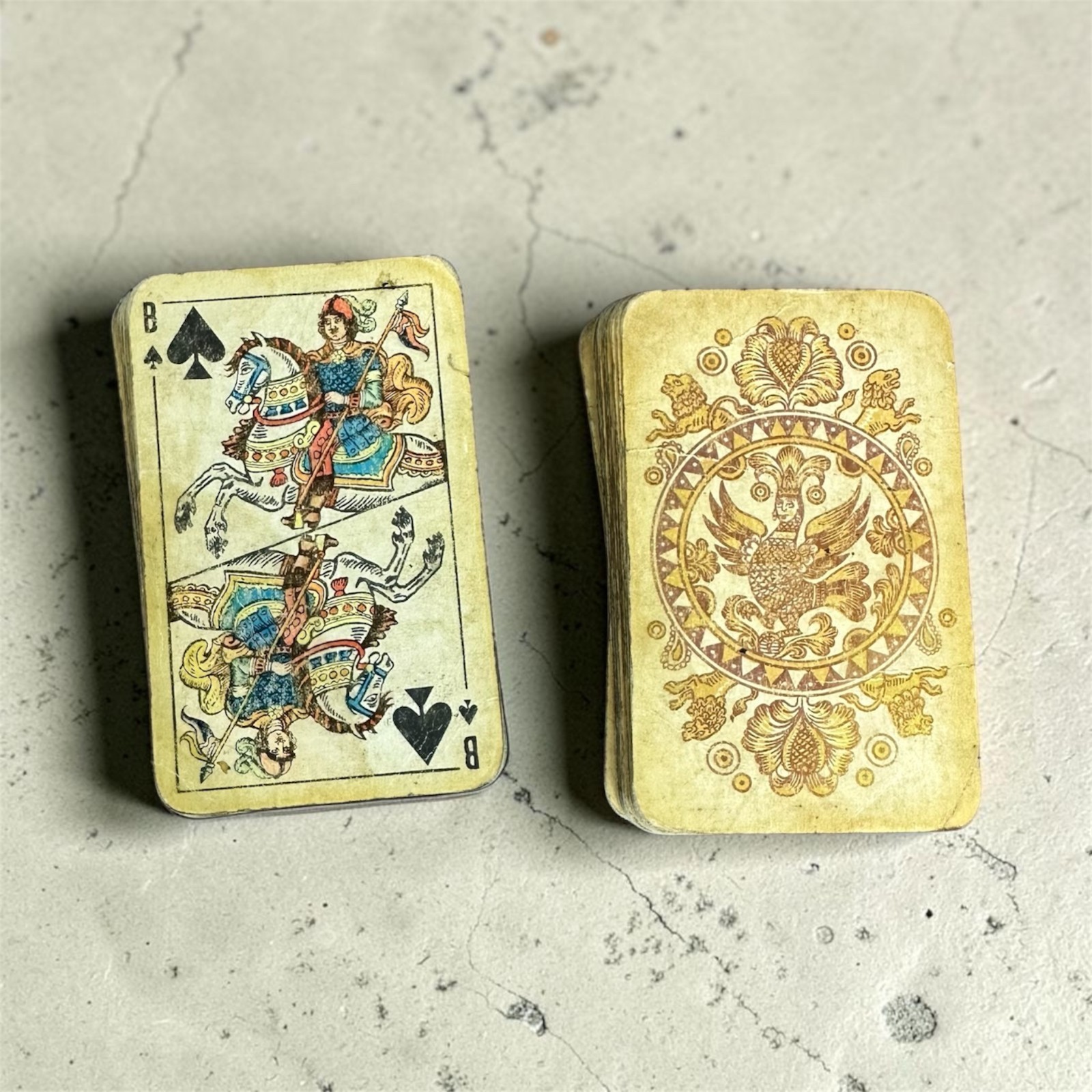 Vintage Soviet Playing Cards \