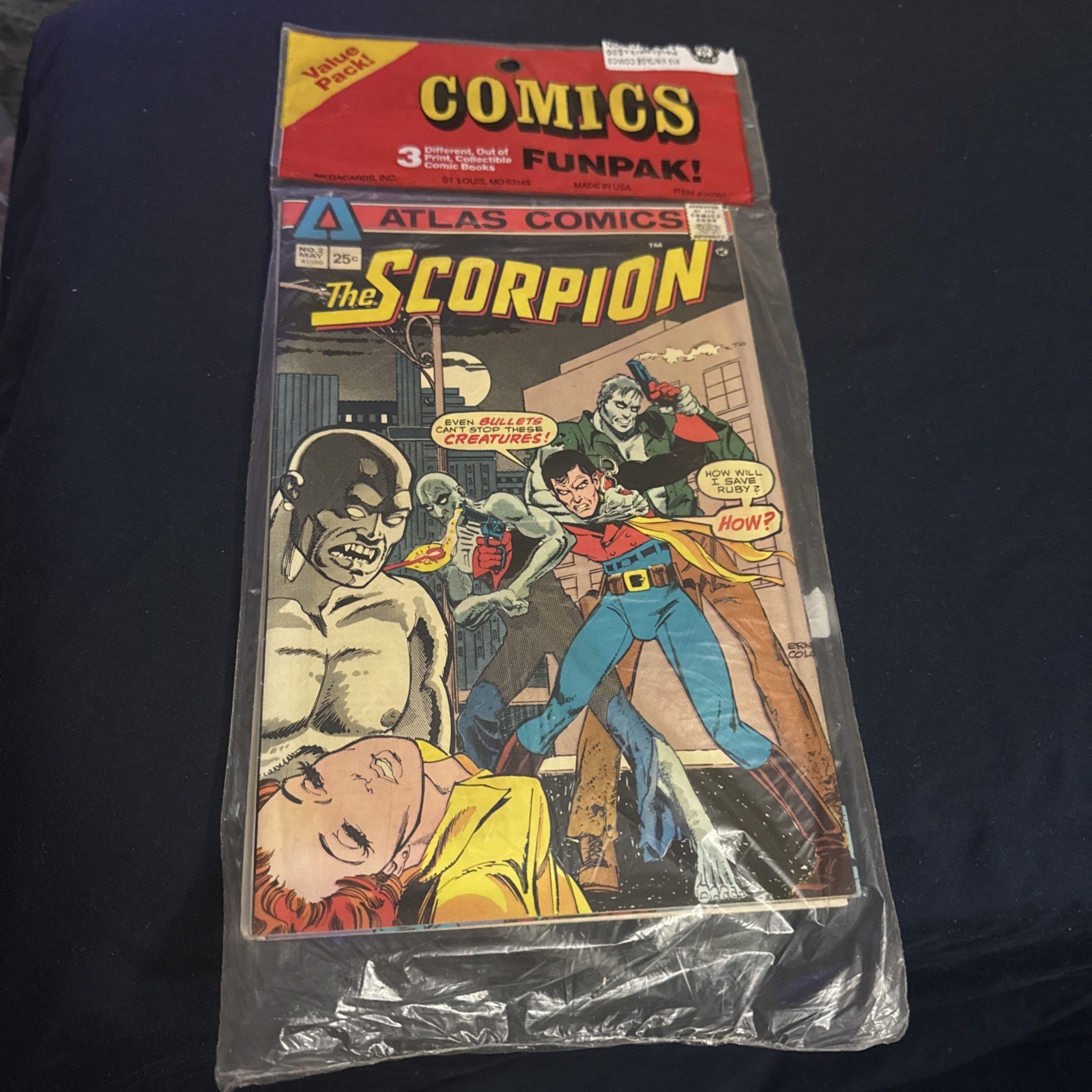 Atlas Comics 1975 Sealed Three Pack Very Rare