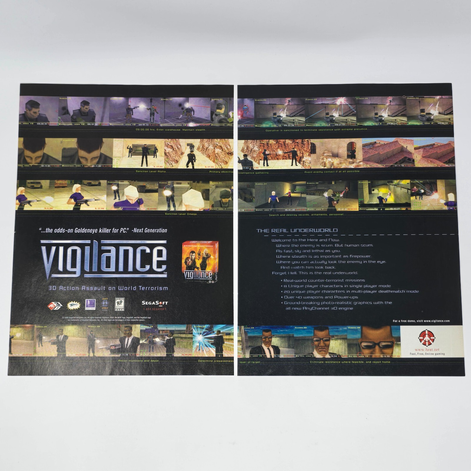 Vigilance PC SegaSoft GoldenEye Killer Print Ad/Poster Promo Art