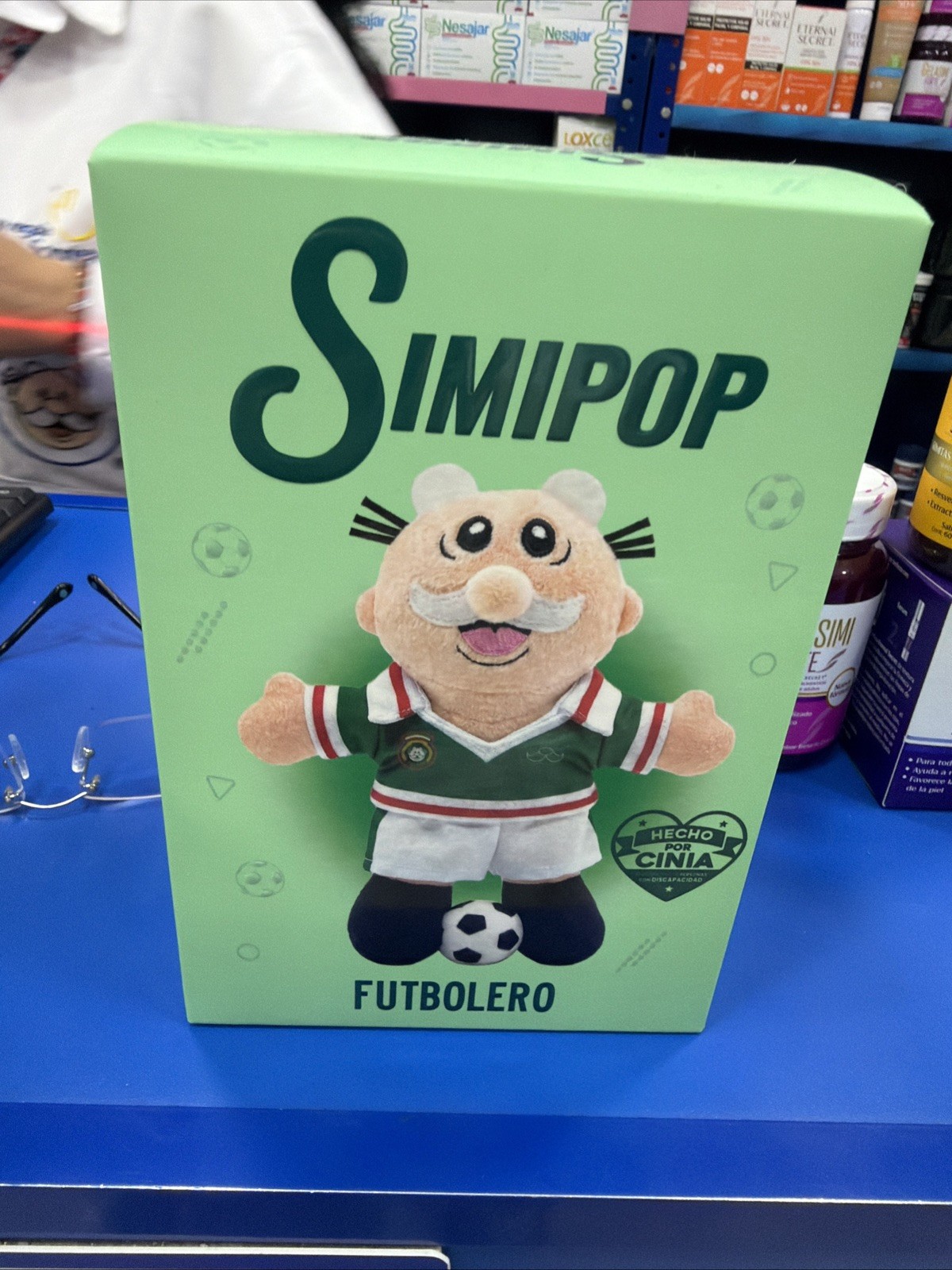 Simipop Dr.simi World Cup Mexico Football Soccer Pop Plush Rare