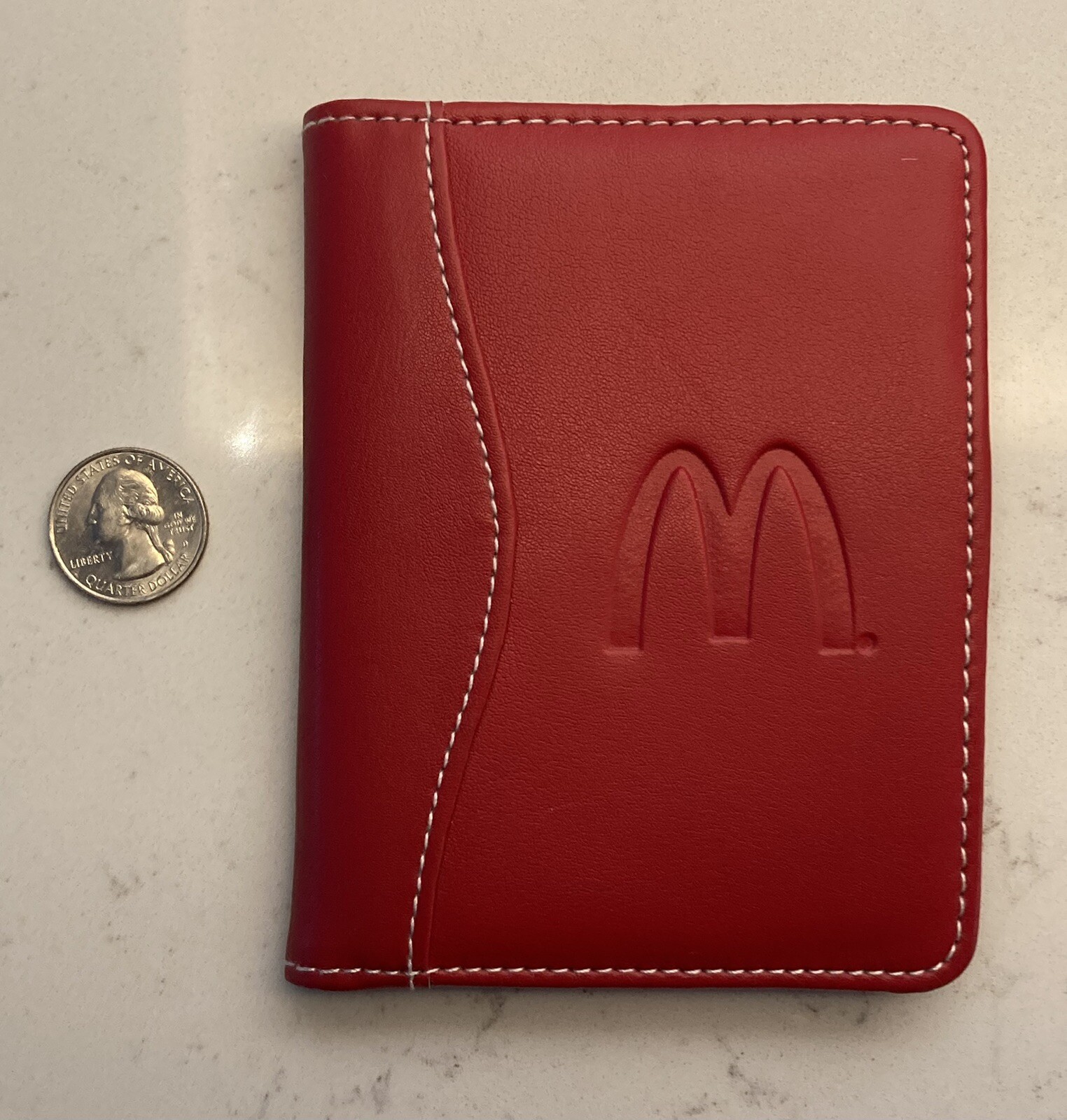 McDonalds Red Note Pad “ Missing Some Pages “ Plenty Of Pages Left