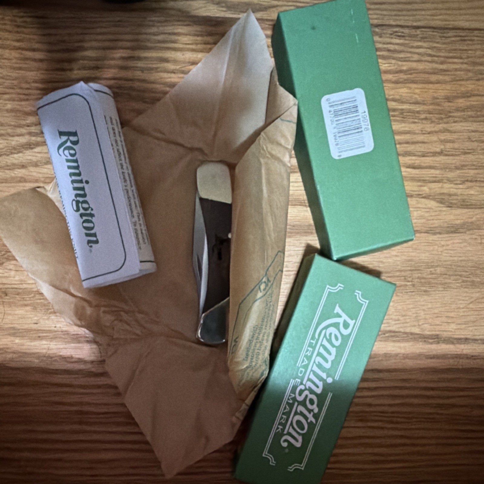 Remington Trail Mark R106 2-Blade SS Slipjoint Pocketknife Wood Handle, Box