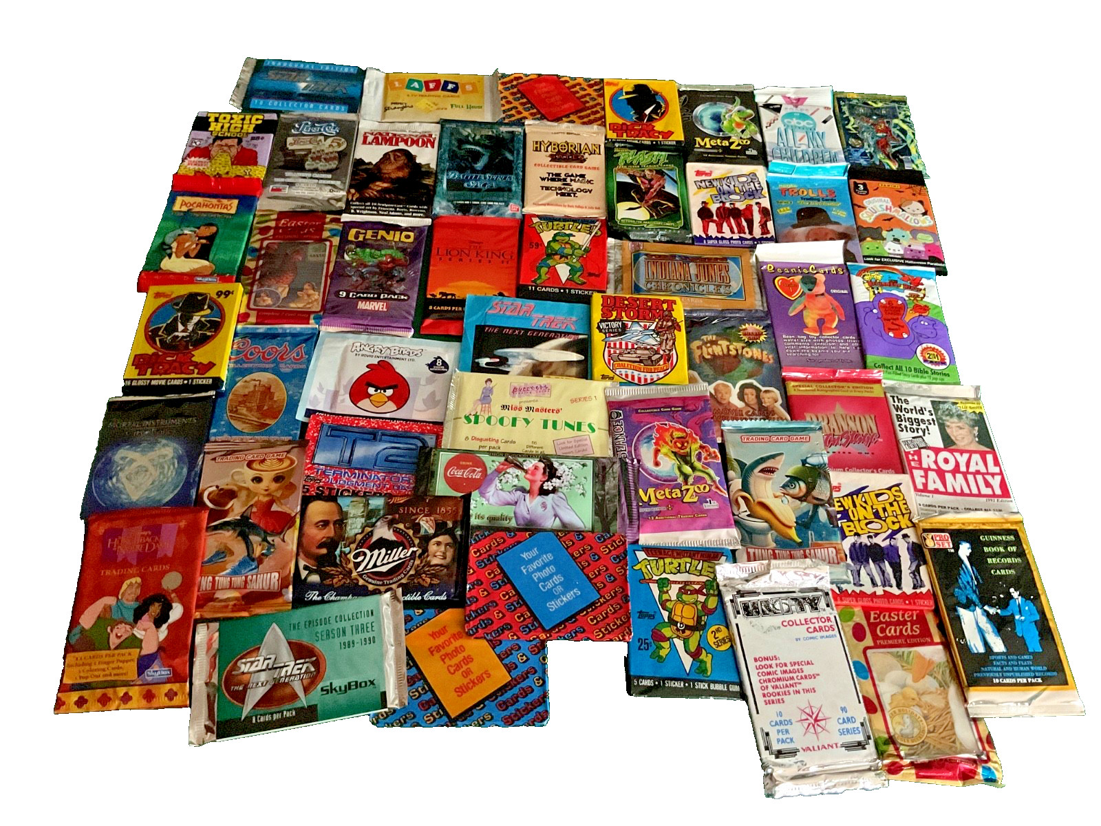 14 DIFFERENT SEALED NON SPORTS CARD PACKS 80s 90s 00’s 