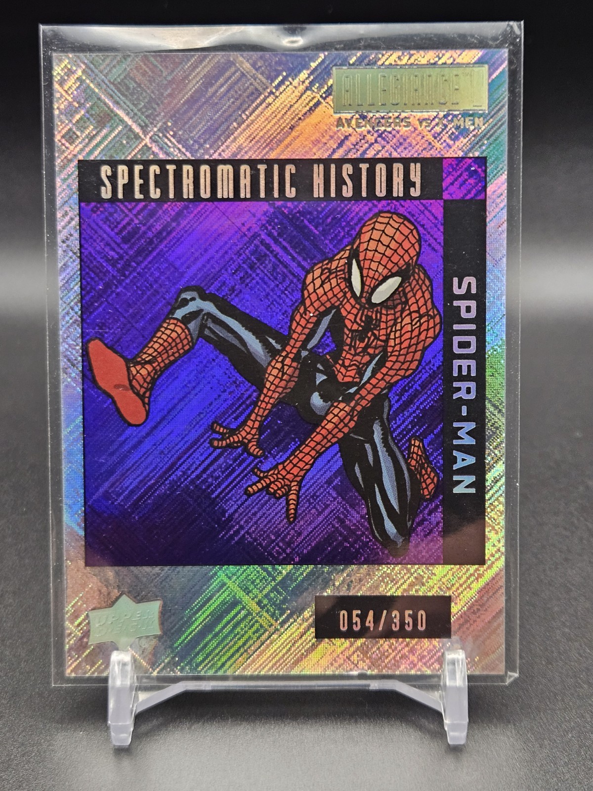 2023 Marvel Allegiance Avengers vs X-Men - Spider-Man - Spectromatic 054/350