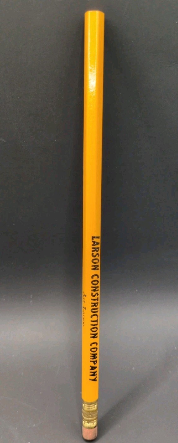 Larson Construction Company Art Larson Bldg Constructor Boise Unsharpened Pencil