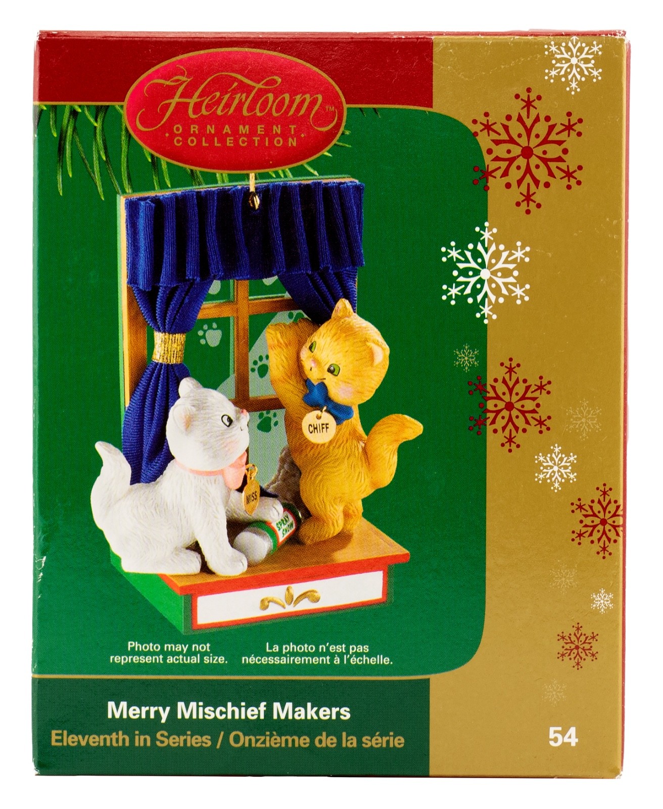 Merry Mischief Makers Kittens NEW Carlton Cards Cute Ornament Cat at Window