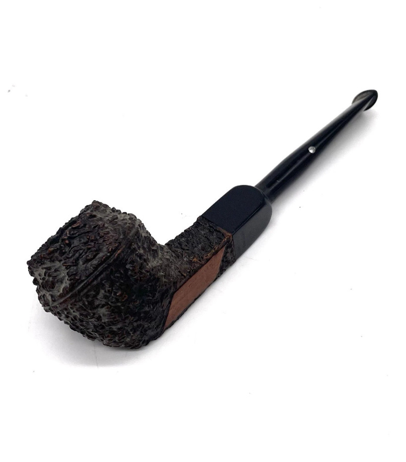 Castello Sea Rock Briar 56F Bulldog Pipe – Carlo Scotti Era SC Stamp Rhinestone