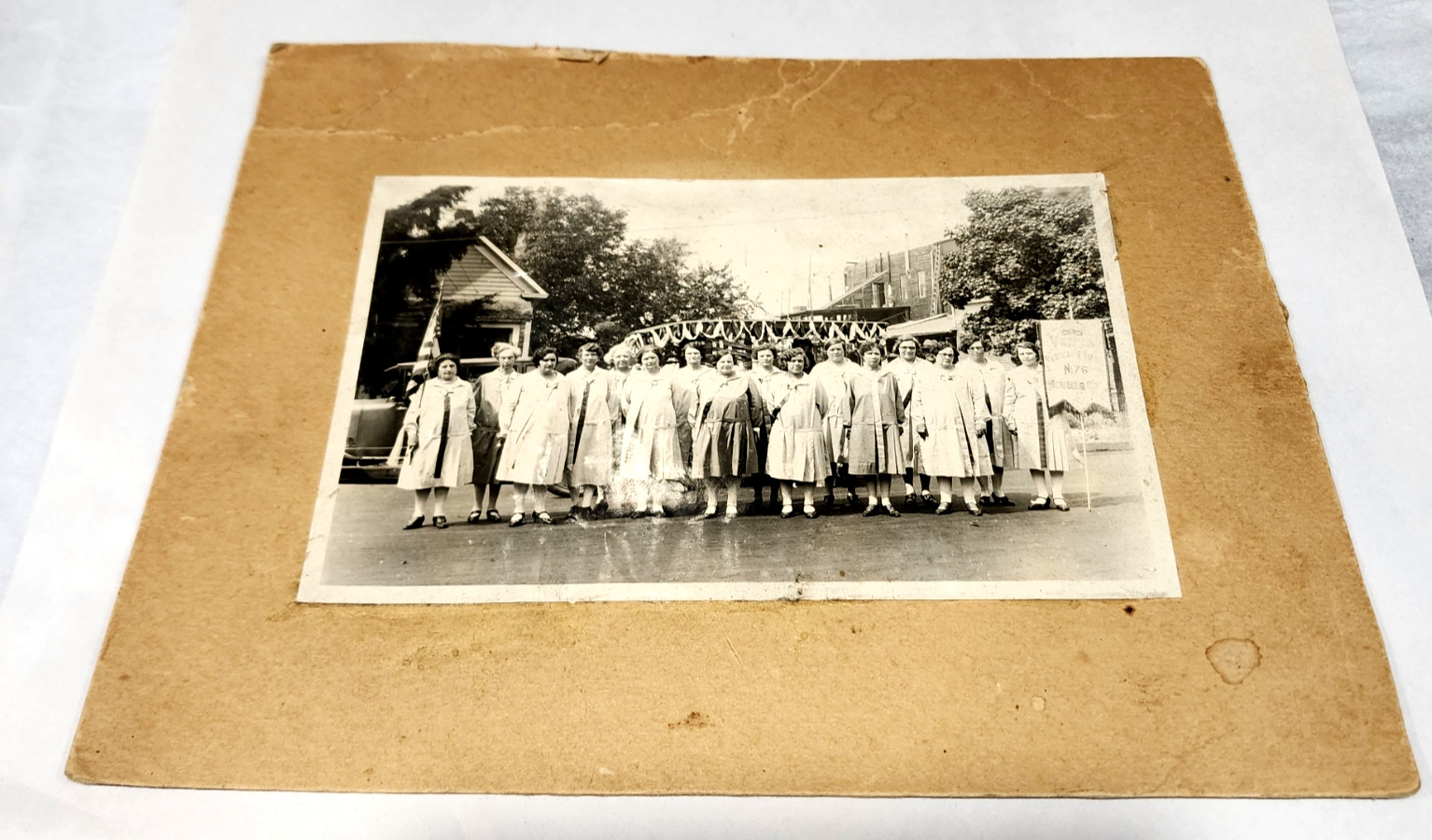 Vtg 1920s Photo Vesta Degree of Honor No 76 Newberg Oregon Women Named History