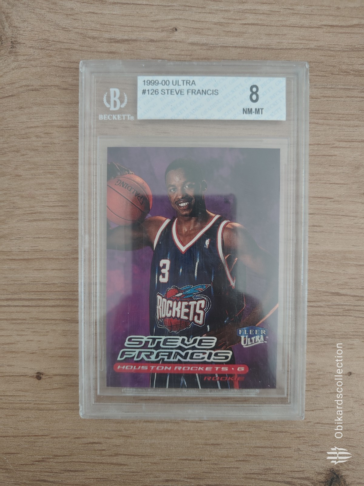 STEVE FRANCIS ROOKIE CARD FLEER ULTRA 1999-00 HOUSTON ROCKET