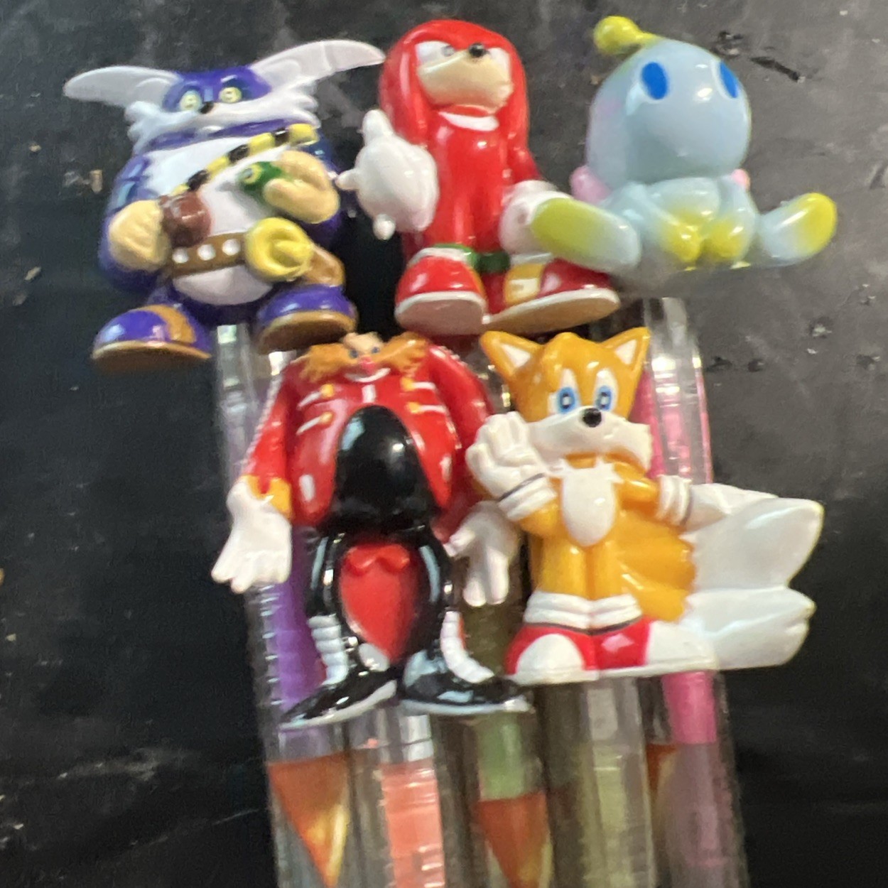 Sonic the Hedgehog Set 5 Gel Pens Sonic Adventure Sega 2000 Dreamcast RARE-DRY