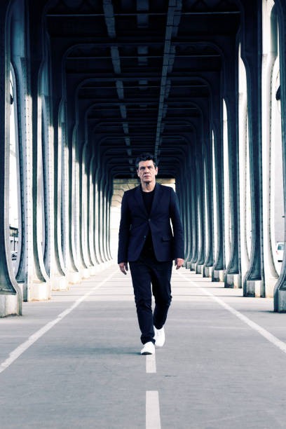 French artist Marc Lavoine for Le Parisien Magazine April 2018 Paris Old Photo 6