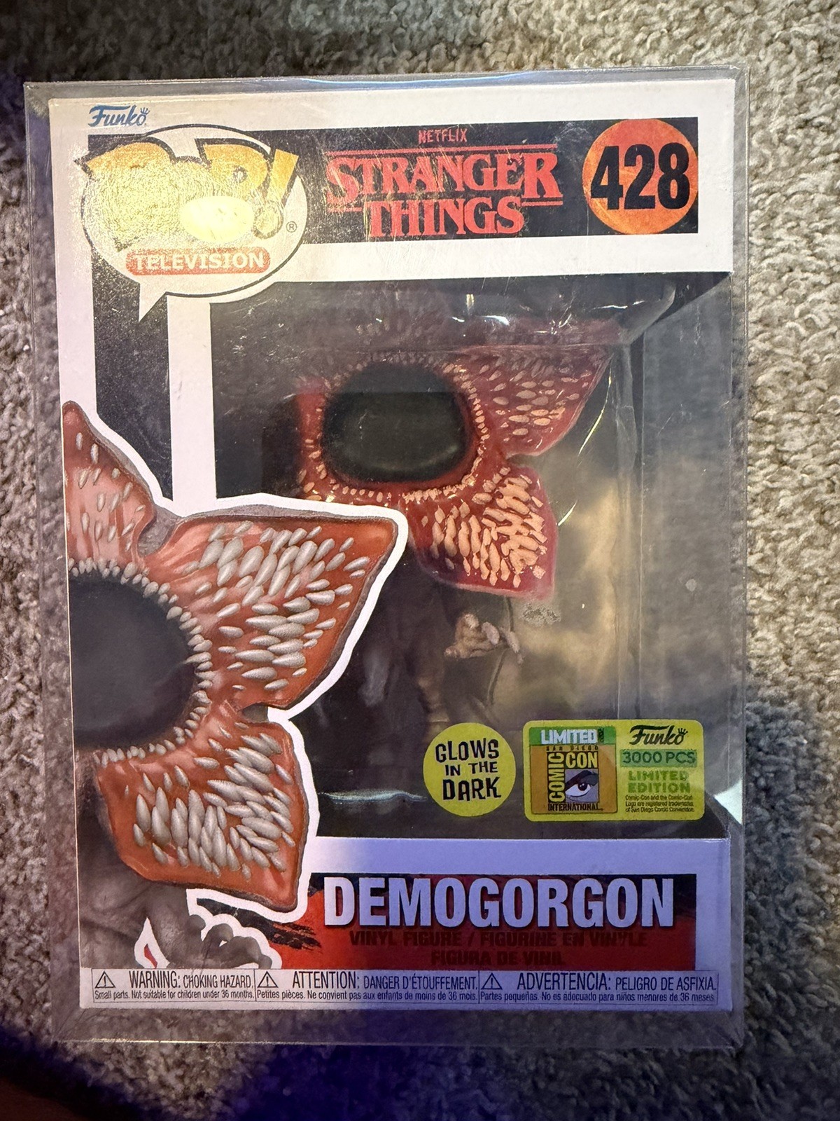 Funko Stranger Things Demogorgon San Diego Comic Con 2022 Exclusive #428