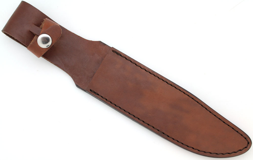 Snake Eye Tactical Full Size KA-BAR Style Genuine Leather Sheath