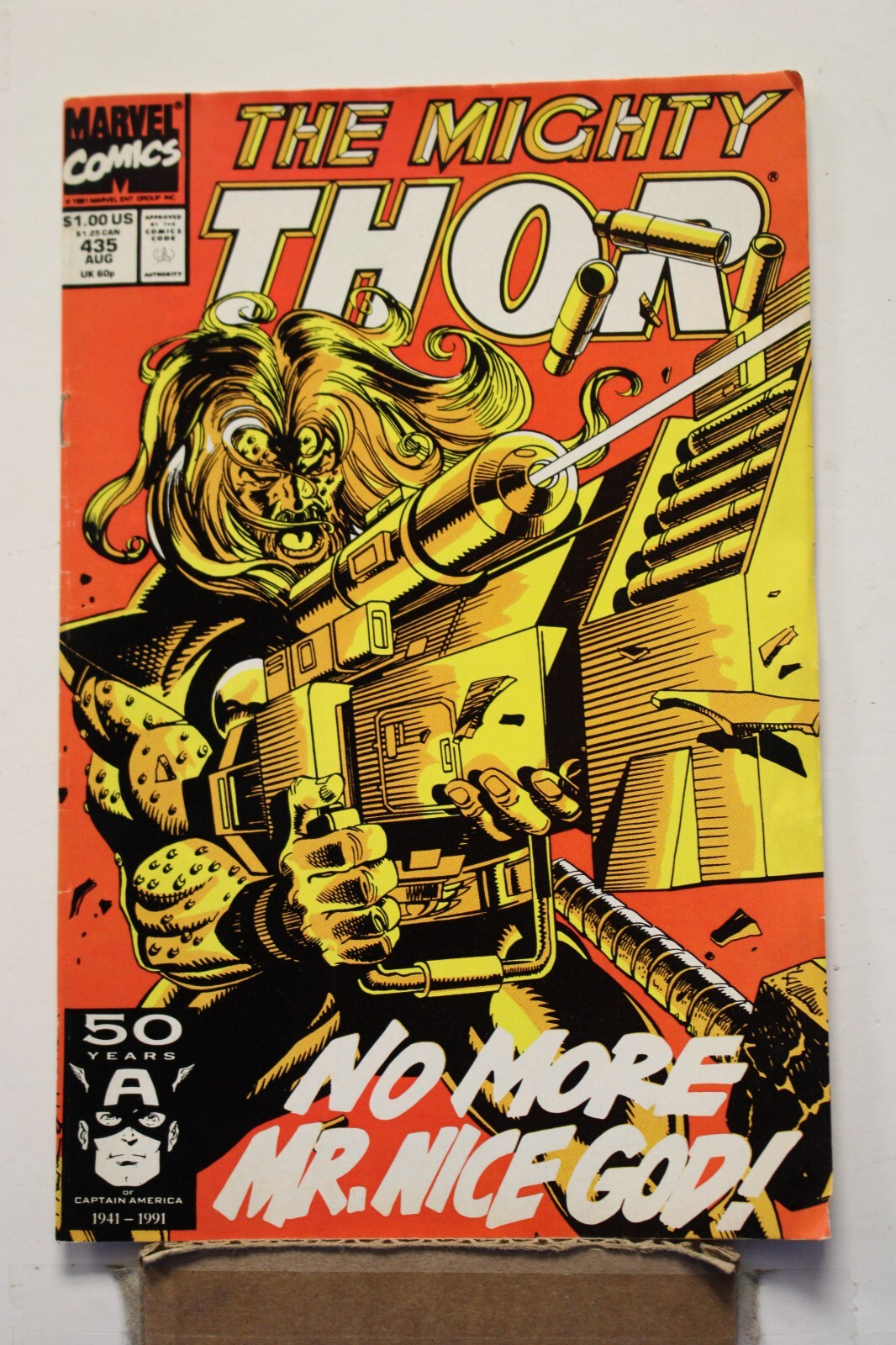 THOR #435 (1991) Heimdall, Annihilus, Tom DeFalco, Ron Frenz, Marvel Comics