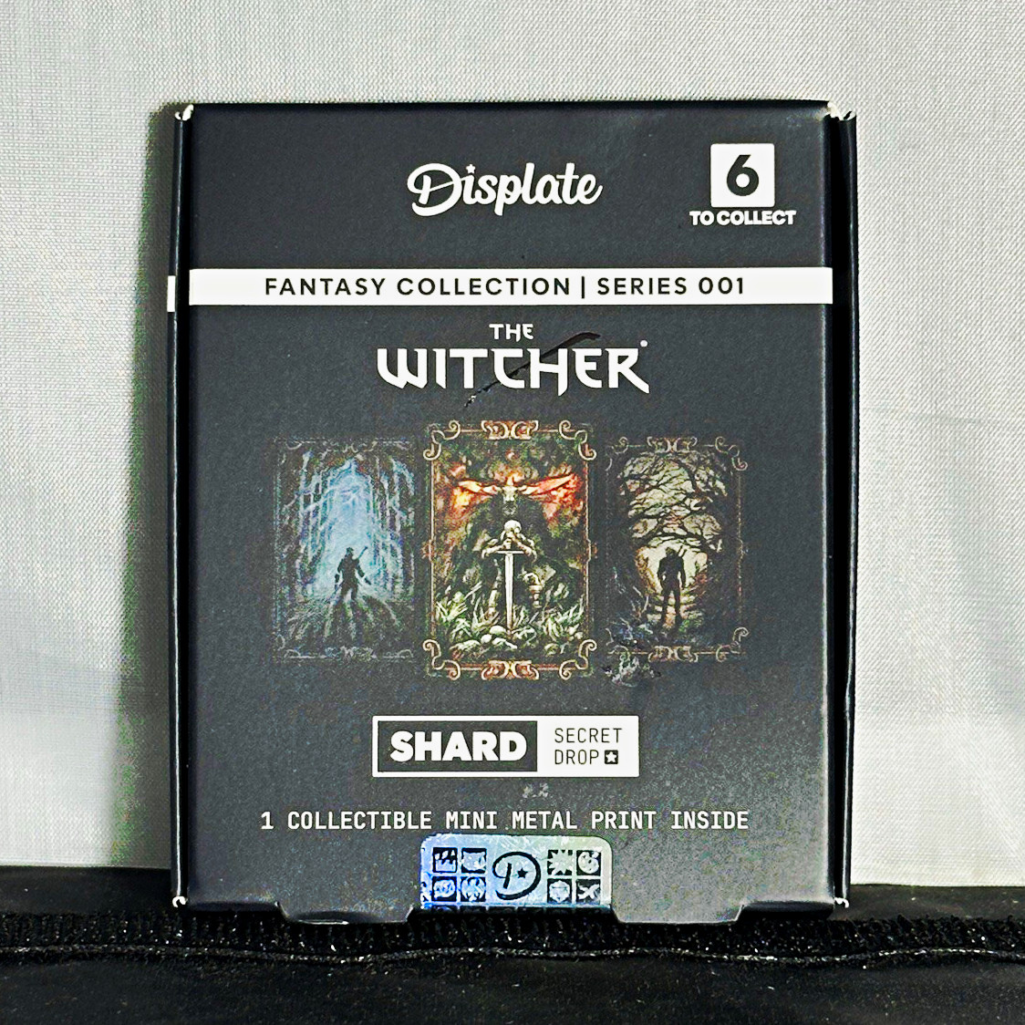 Displate The Witcher Shard Series 001 Mini Metal Print Textured Magnet Mount