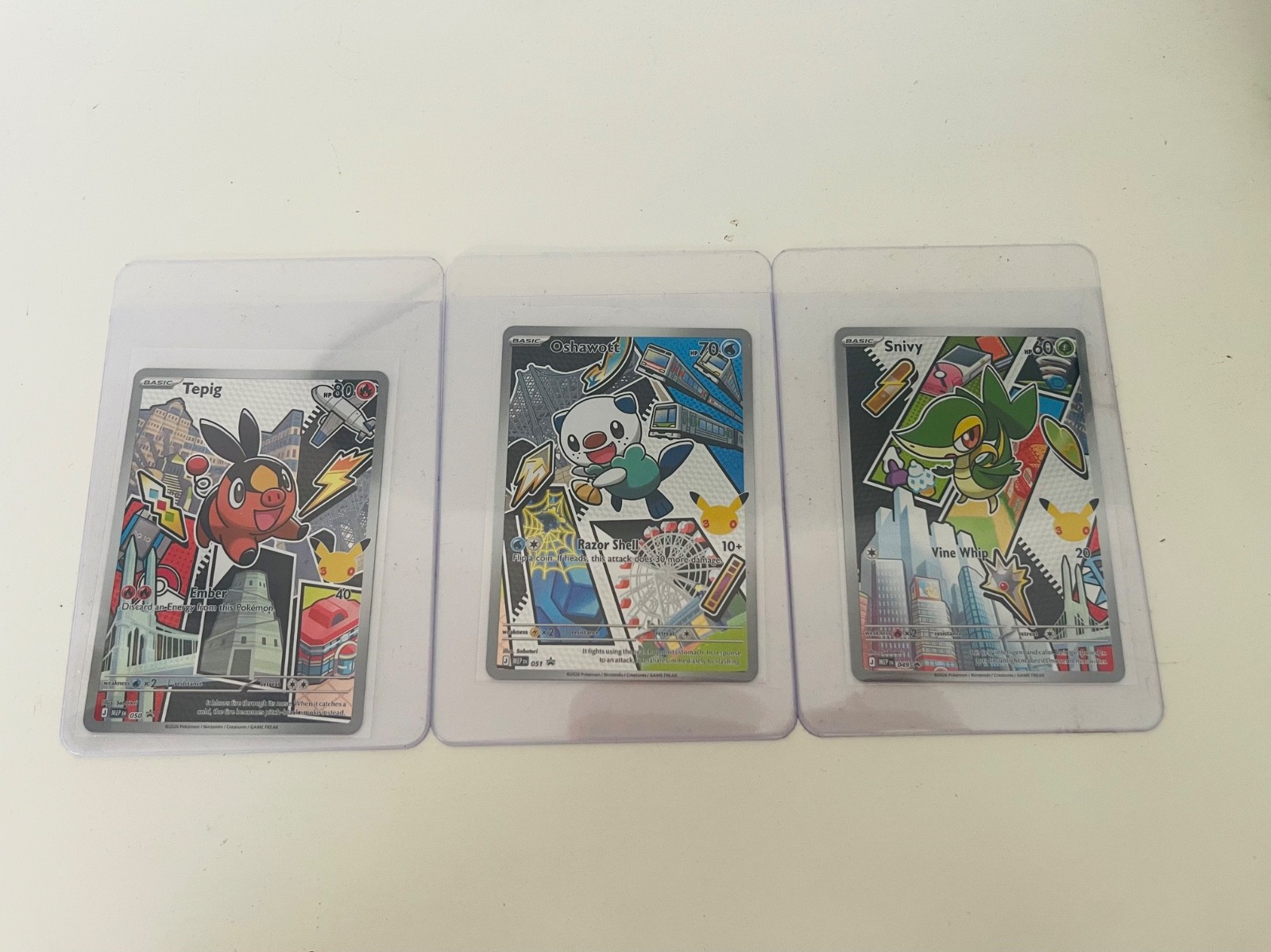 Grade Ready Tepig Oshawott Snivy First Partners Series 2 Gen 5