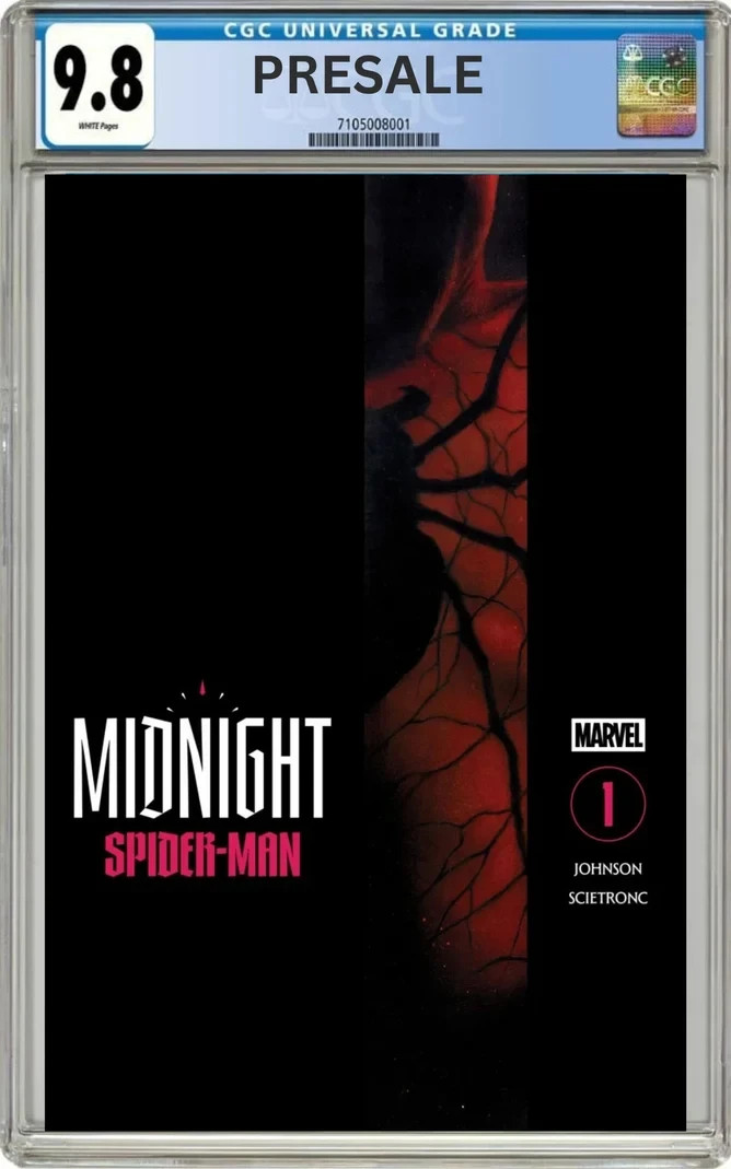 CGC 9.8 Midnight Spider-Man #1 Cover A by Steve Beach (Pre-Sale 10/7/26)