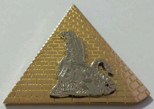 New Shriners Oriental Guide Officer Collar Jewel in Gold Tone