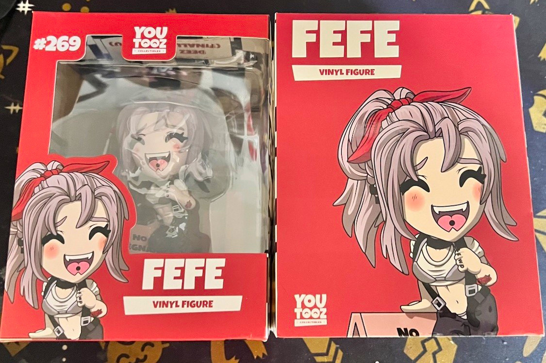 Youtooz FeFe Vinyl Figure VTuber Limited Edition 2022 Original Box New/Unused