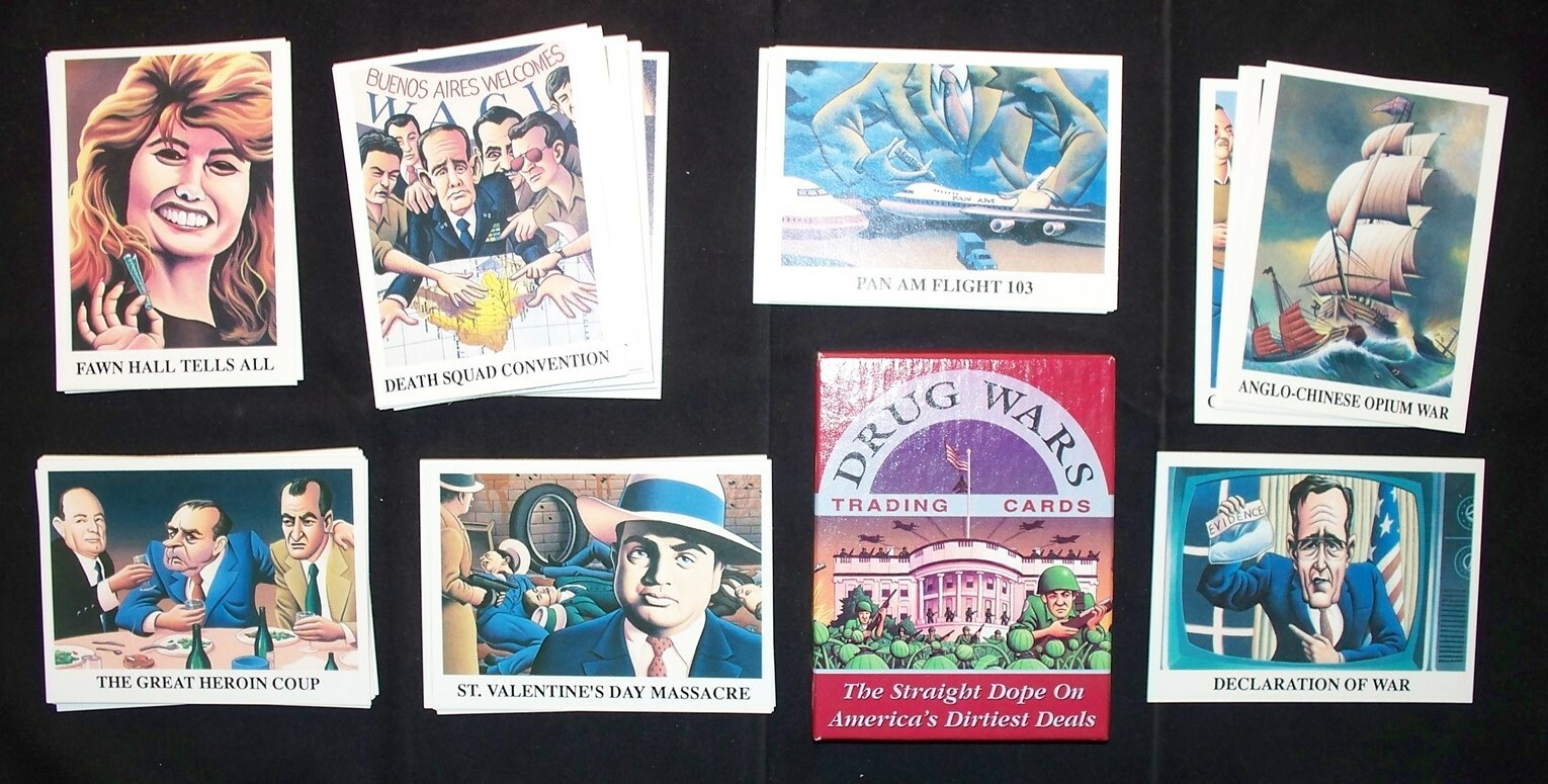 DRUG WARS Trading Cards complete boxed set