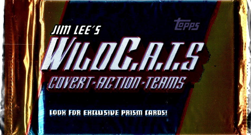 1993 Topps Jim Lee's Wild C.A.T.S. Trading Card Booster Pack