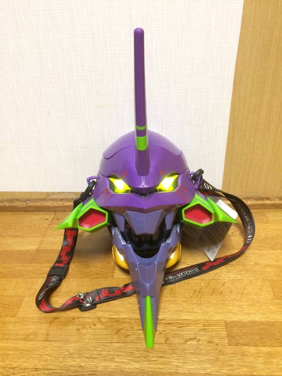 Evangelion Popcorn Bucket Figurine Unit 01 Universal Studios Japan USJ