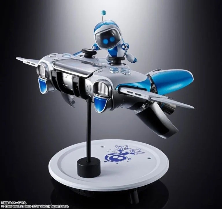 Bandai Tamashii Nations Chogokin Astro's Playroom Astro Bot & Dual Speeder Figur