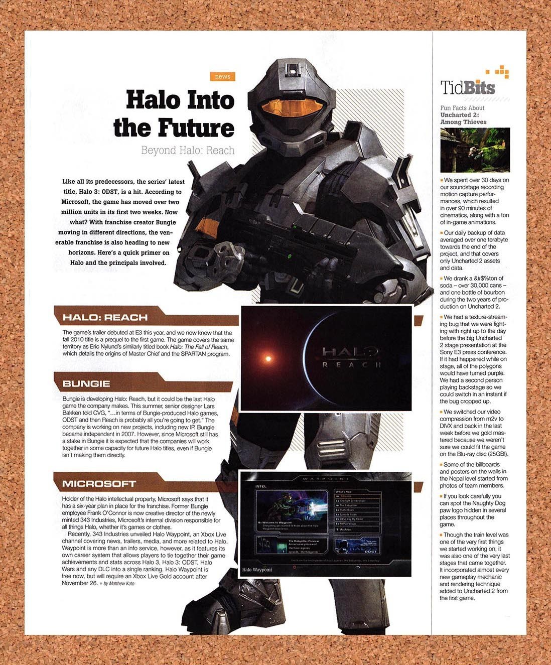 2009 Halo Reach E3 First Look Original Advertisement / Retro Promo vr3