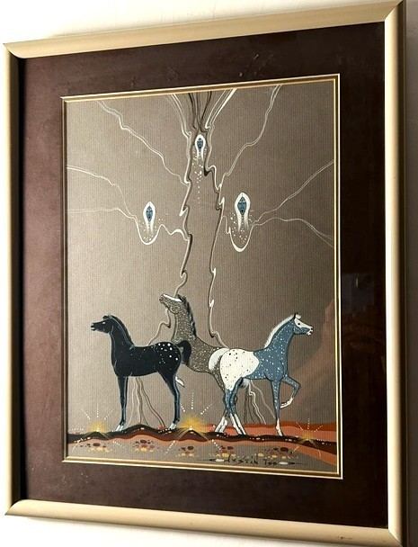 NAVAJO ARTIST- JUSTIN TSO ORIGNAL ART \