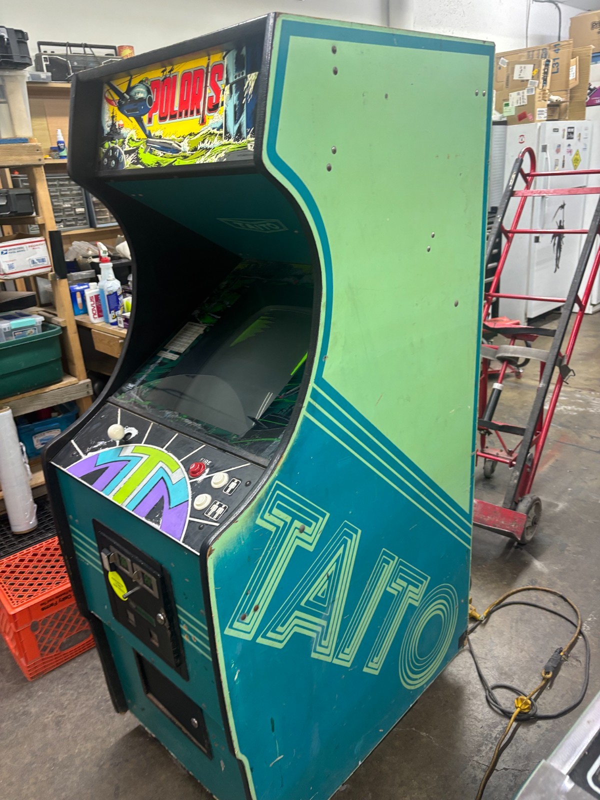 Taito Polaris vintage arcade game