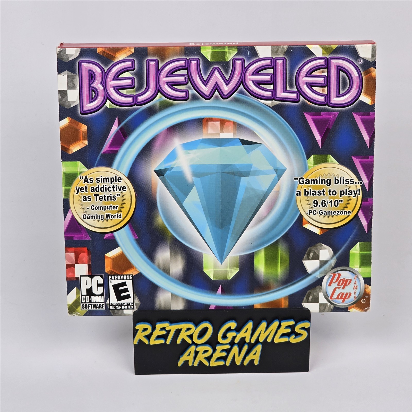 Bejeweled (PC CD-ROM) Jewel CIB COMPLETE
