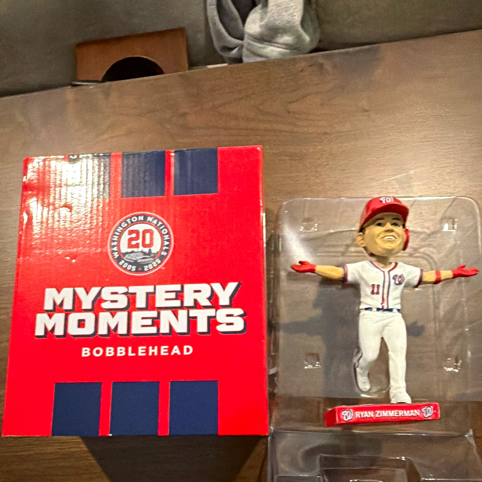 Washington Nationals Ryan Zimmerman #11 Mystery Moments Bobblehead 2025