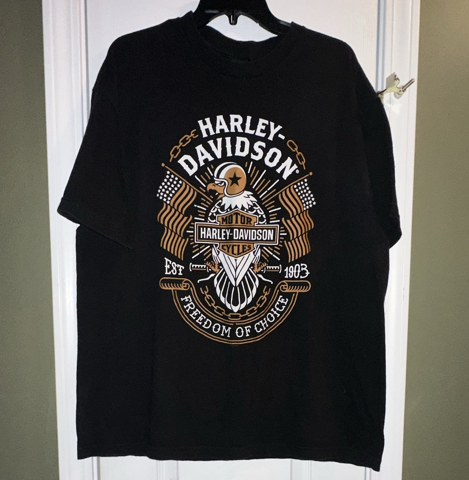 Harley-Davidson Black Graphic T-Shirt XL Timms Harley-Davidson Anderson SC