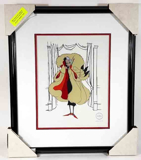 Disney's 101 Dalmatians Framed Sericel, 