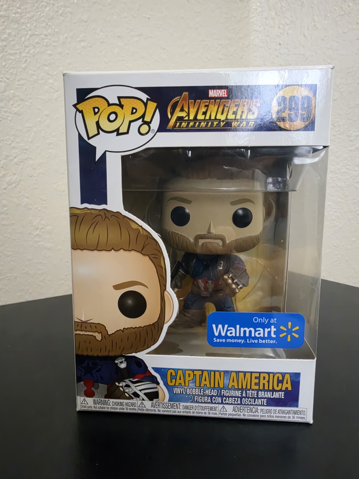 Funko Pop Vinyl: Marvel - Captain America (w/ Shield) - Walmart (Exclusive)...