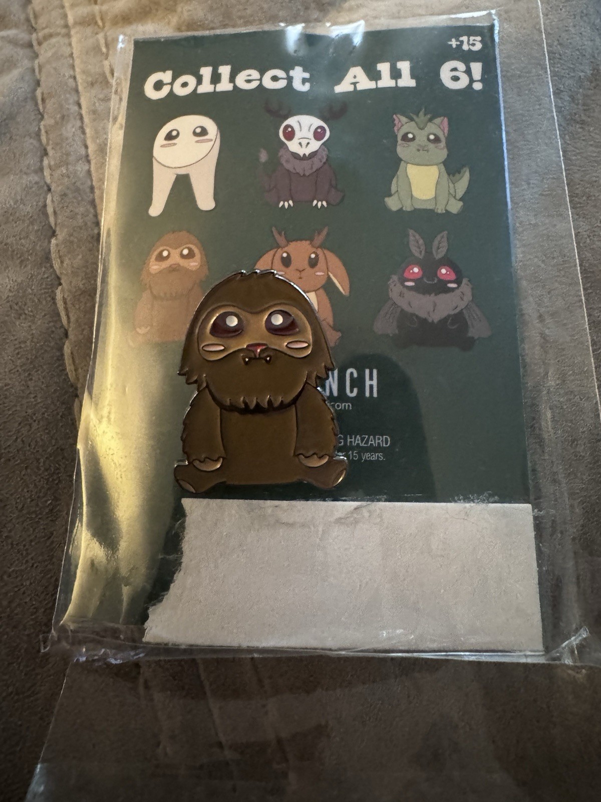 BoxLunch Exclusive Cuddly Cryptids Enamel Pin - Bigfoot
